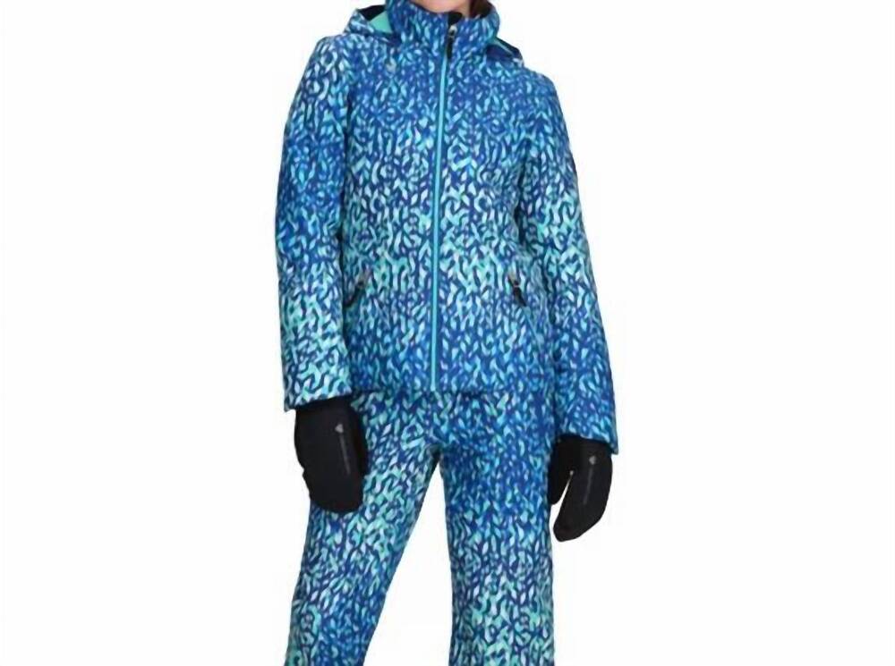 NEW OBERMEYER kid's rylee print jacket in atmospheric art